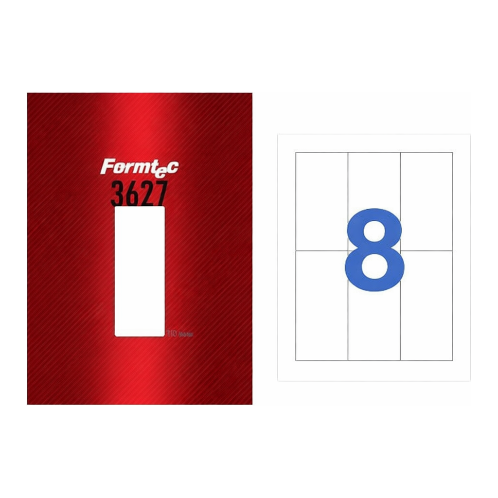 OFFICENEX 화일인덱스용 라벨(8칸/100매/LS-3627/폼텍)친환경 인증 상품