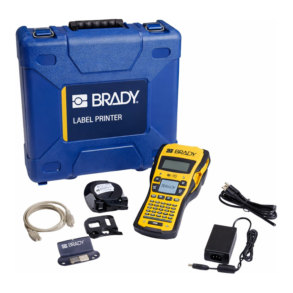 Brady M410 Handheld Label Printer with Product and Wire ID Software and Accessories Kit