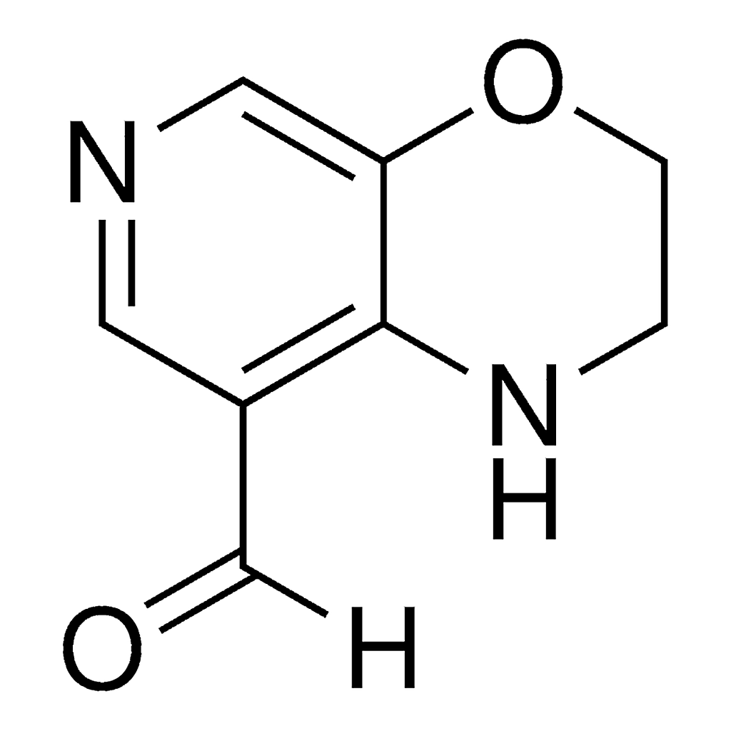 Merck 2,3-Dihydro-1H-pyrido[3,4-b][1,4]oxazine-8-carbaldehyde