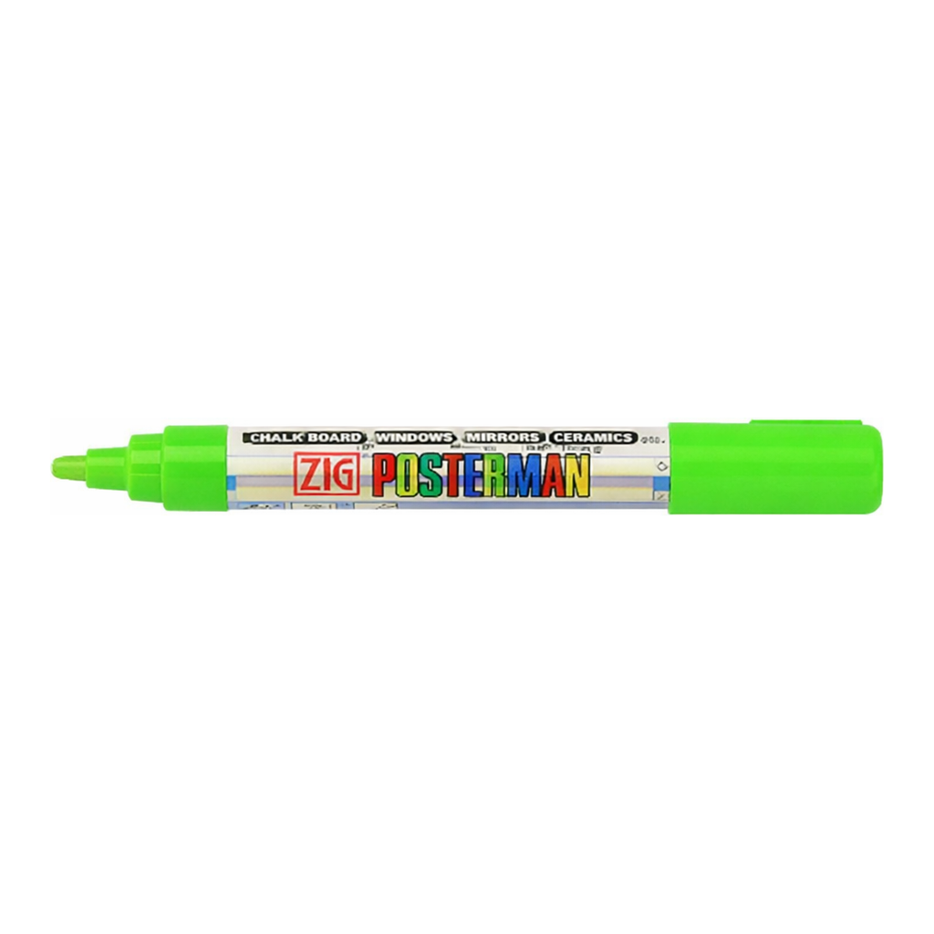 OFFICENEX 지그 포스터맨 수성 마카(2mm/형광그린)