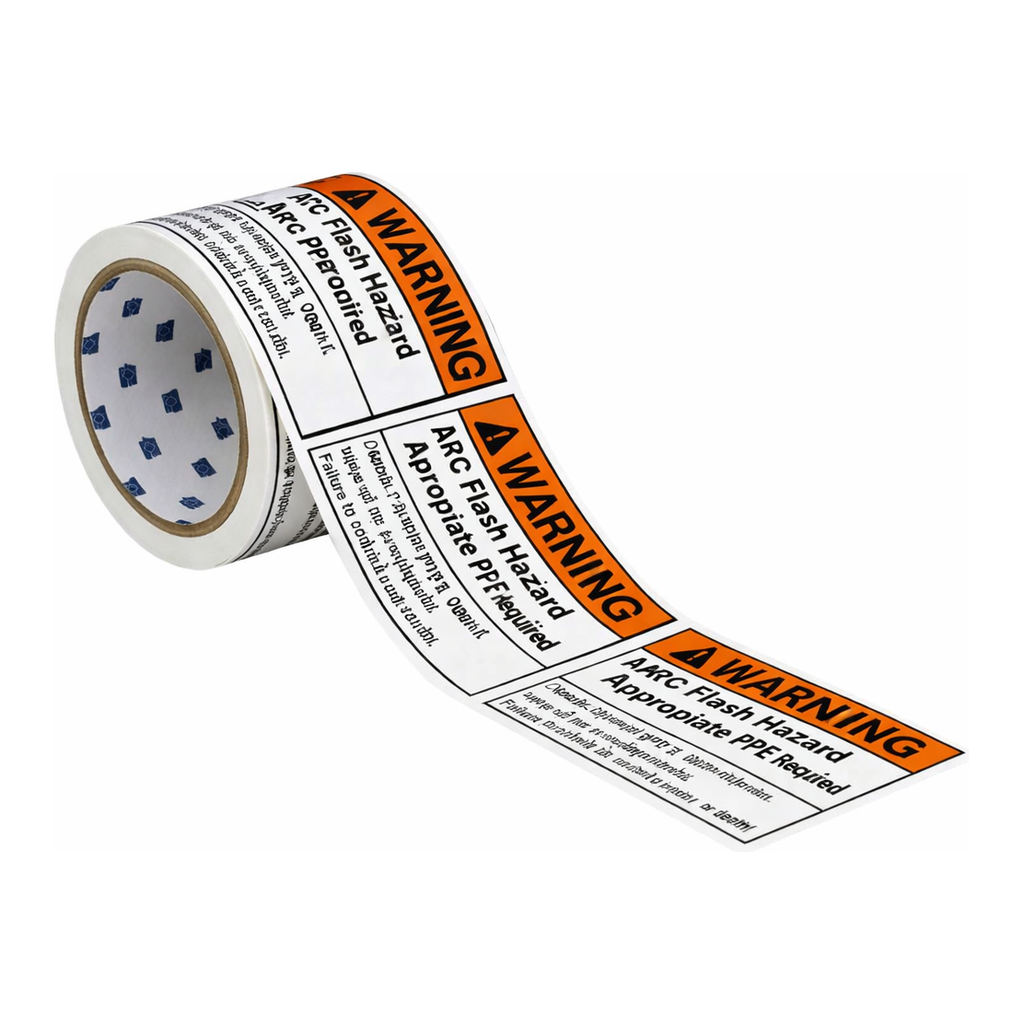 Brady WARNING Arc Flash Hazard Appropriate PPE Required Labels