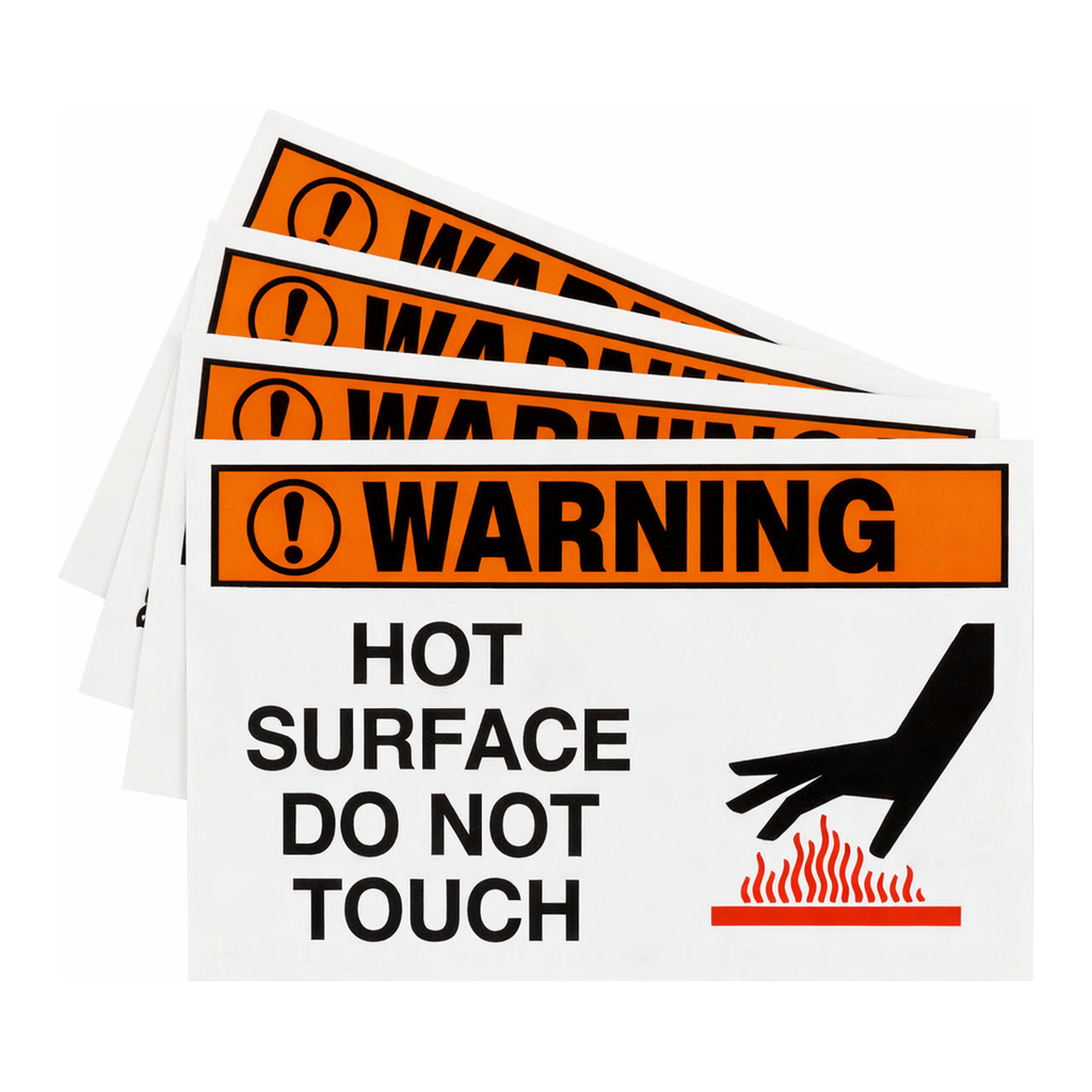 Brady Warning Hot Surface Do Not Touch Package 5
