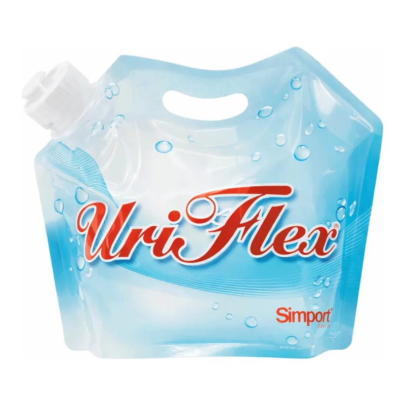 Daihan Science Simport UriFlexTM 24-Hr Flexible Urine Collection Bag, Rotating Dripless Spout,
