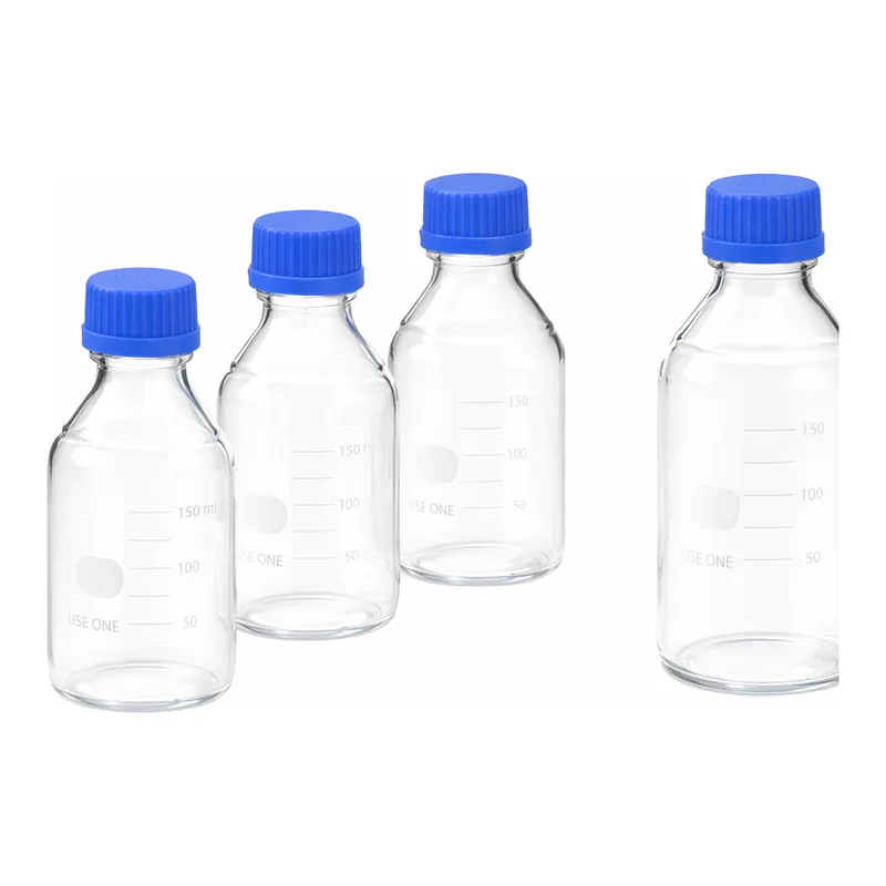 AS ONE Screw Top Medium Bottle(with Screw GL45), 스크루 캡 배양병