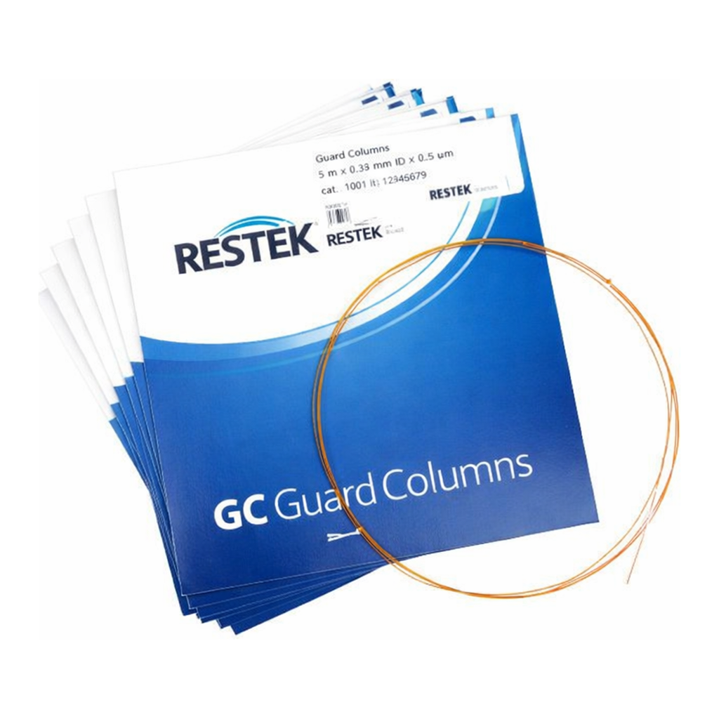 Restek Guard Column, Base Deactivated Guard Column 5m, 0.53mm ID Package of 6