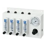 AS ONE Regulator With Flowmeter 4-Row Type FMC-2