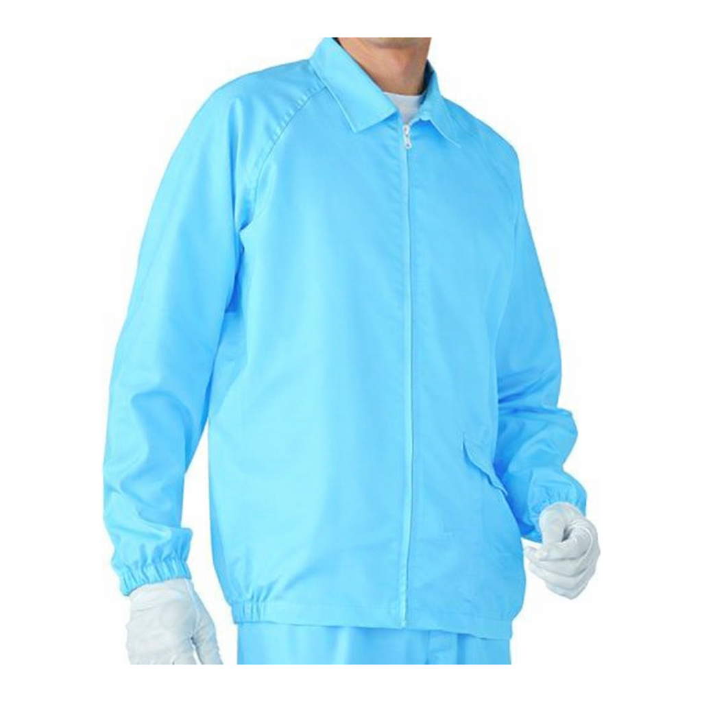 AS ONE Dust-Free Garment AS 203 C (Unisex Jacket) Blue 4 Land others
