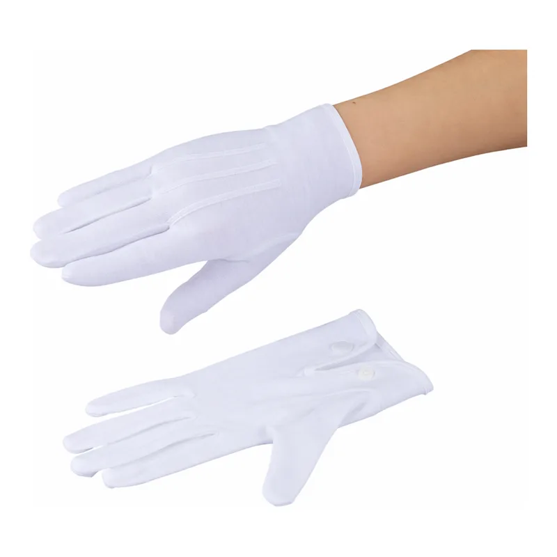 AS ONE Smooth Cotton Gloves (With Hook) 12 Pairs Pack Sand others