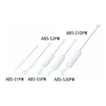 AS ONE Syringe Wash Brush (PBT Hair) WHITE 160 x 50 x φ7 mmand others