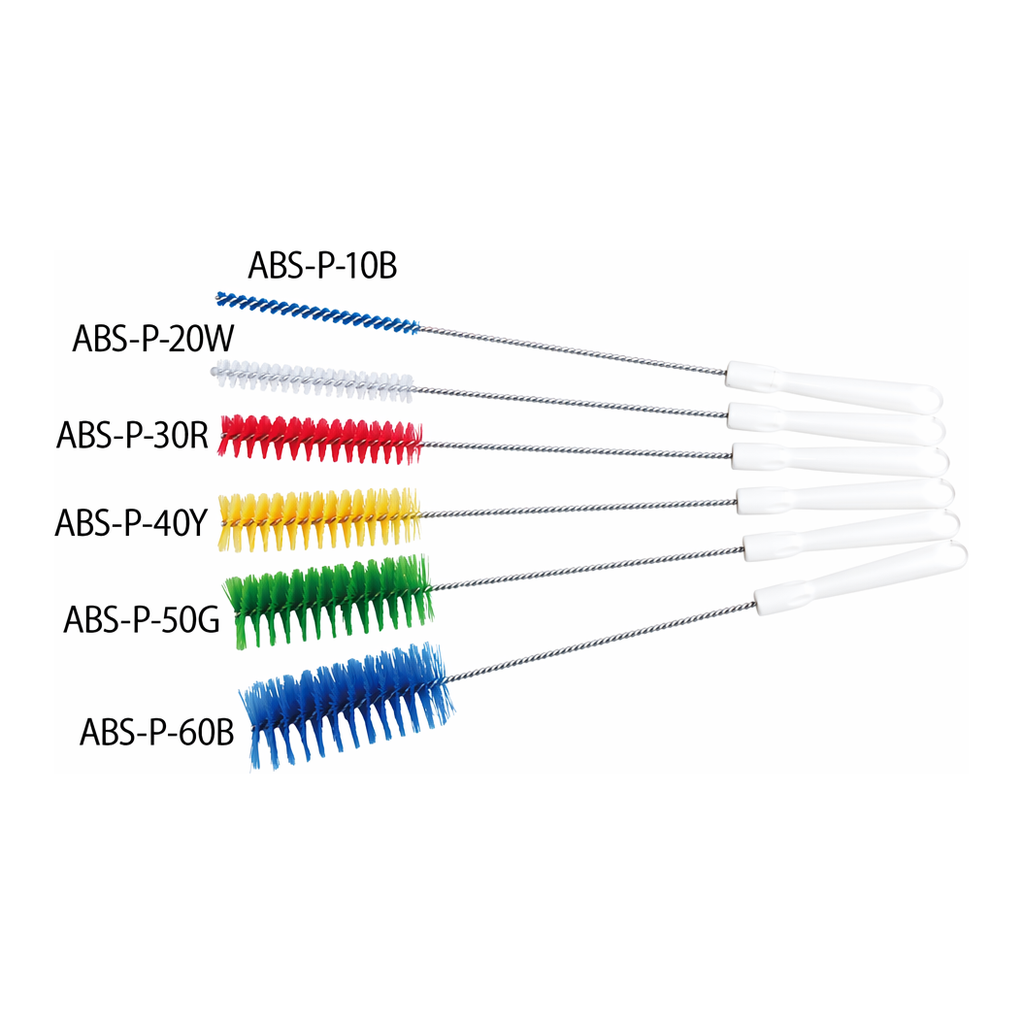 AS ONE Pipe Cleaner (PBT Hair) 500 x 135 x φ 20 mm Whiteand others