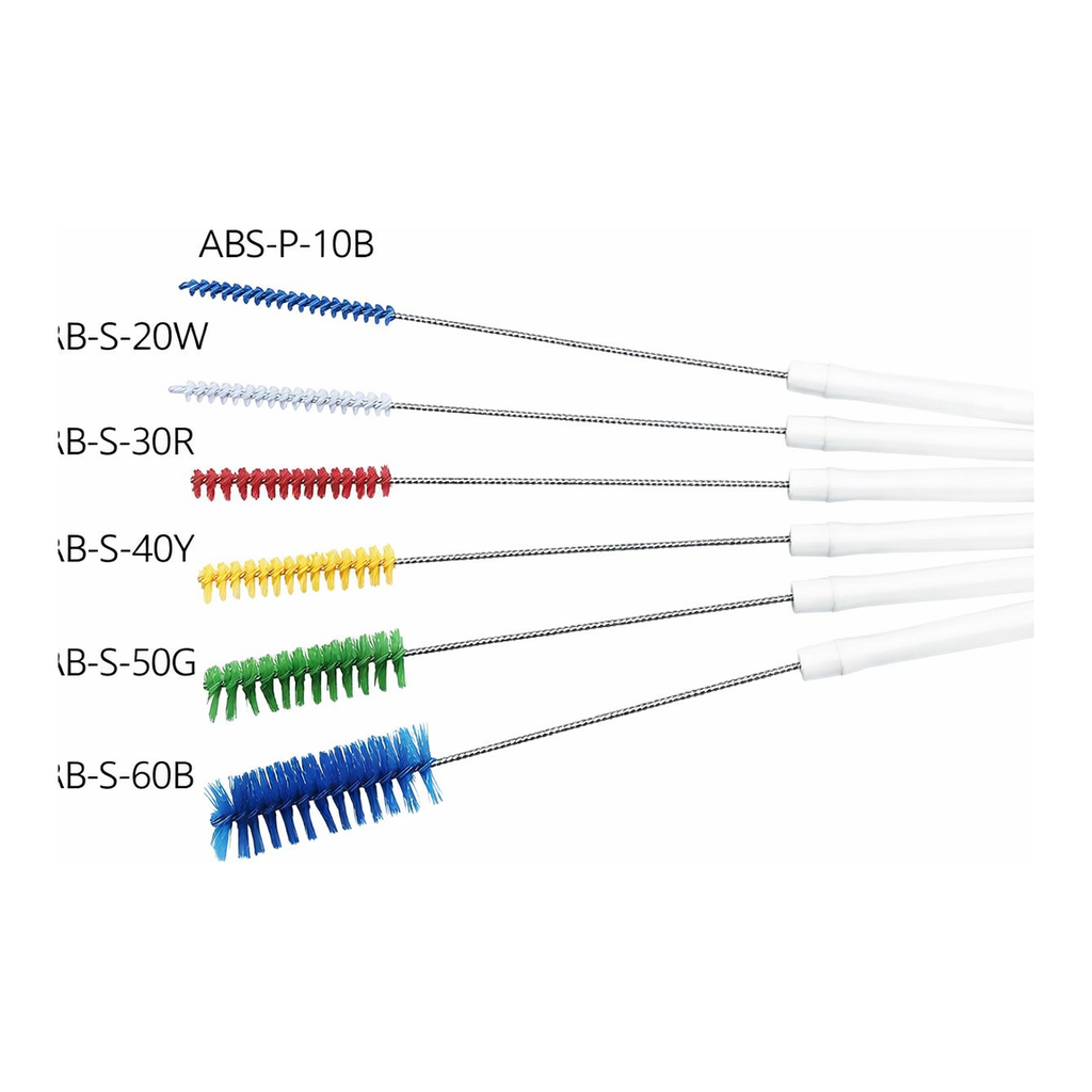 AS ONE Pipe Cleaner (PBT Hair) 500 x 135 x φ 60 mm Whiteand others