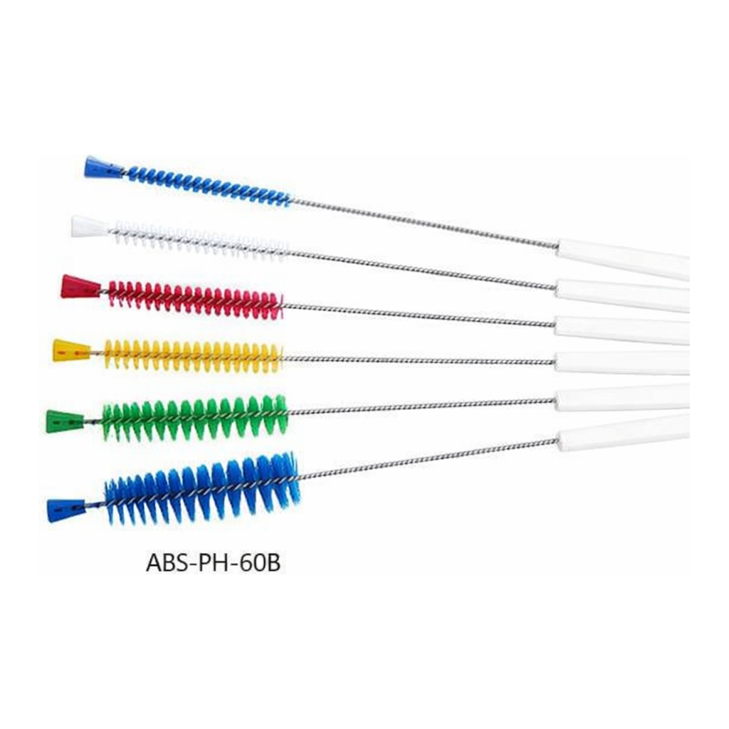 AS ONE Pipe Cleaner with Hole (PBT Hair) 500 x 135 x φ 10 mm Whiteand others
