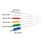 AS ONE Pipe Cleaner with Hole (PBT Hair) 500 x 135 x φ 30 mm Whiteand others