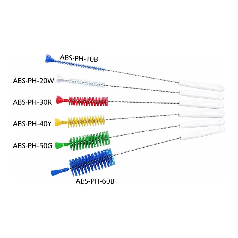 AS ONE Pipe Cleaner with Hole (PBT Hair) 500 x 135 x φ 60 mm Whiteand others