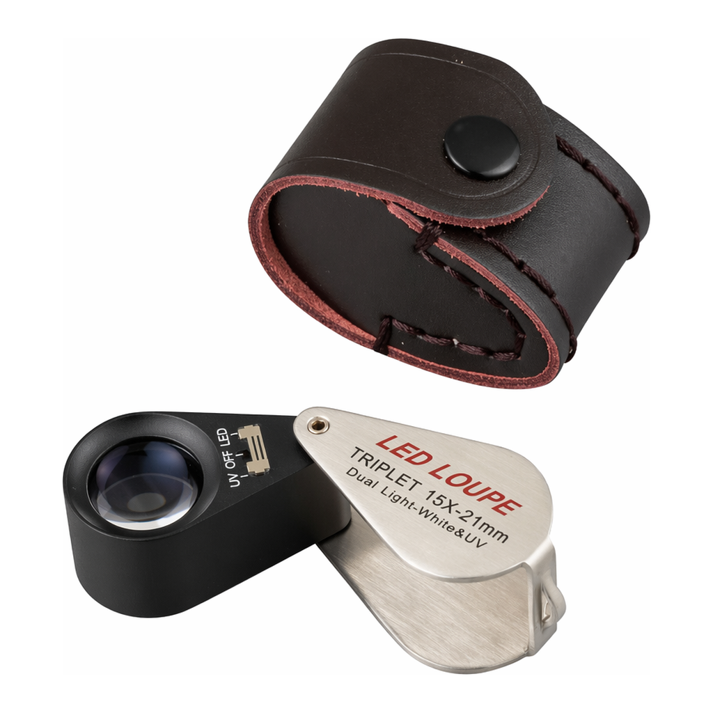 AS ONE 15 x Loupe with LED Light　LP-15XDL
