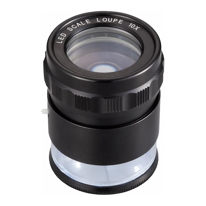 AS ONE Scale Loupe with LED Light 10 x MG7174
