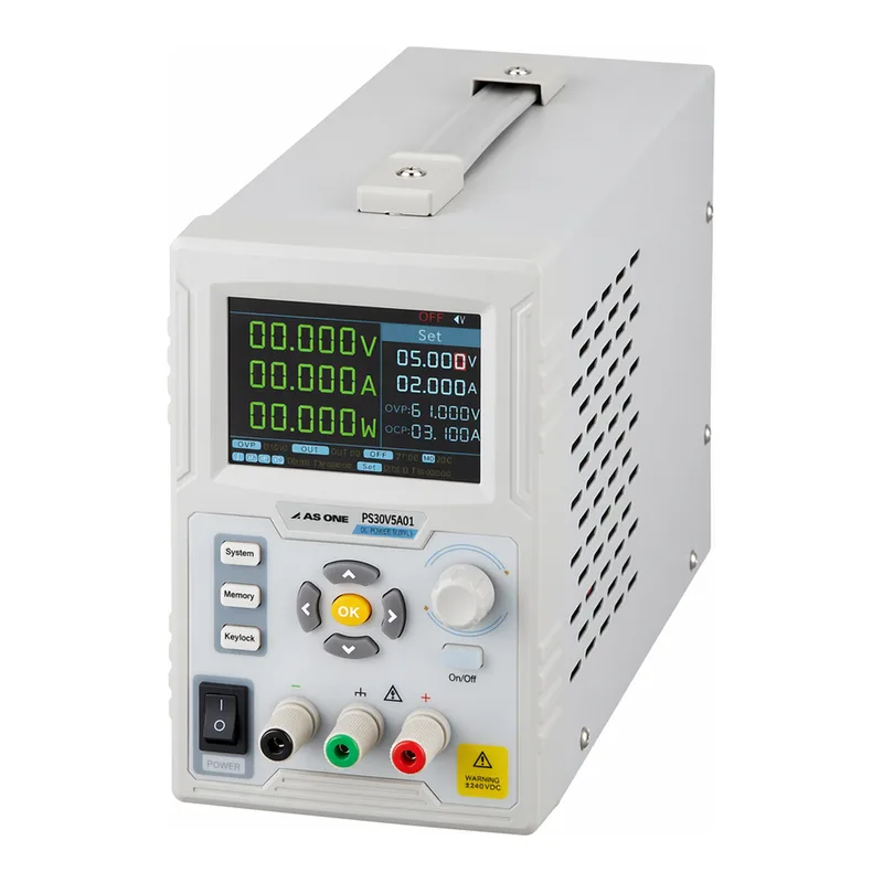 AS ONE DC Stabilized power supply 0 to 30 V/0 to 5Aand others