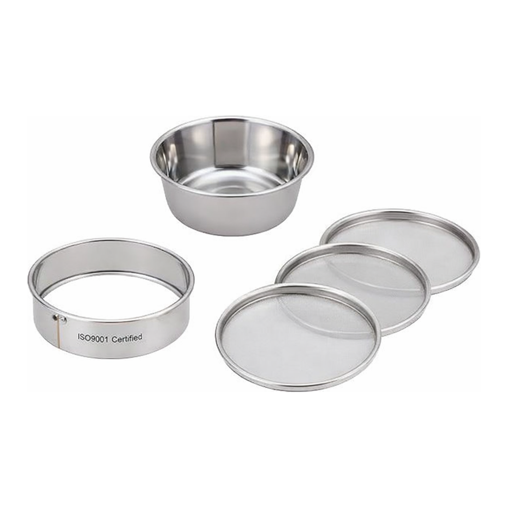 AS ONE Stainless Sieve Set (Frame, Net, Receiver Set)