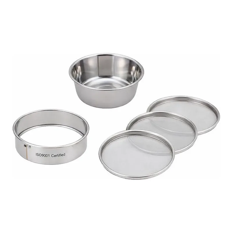 AS ONE Stainless Sieve Set (Frame, Net, Receiver Set)