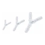 AS ONE Tube Connector (For Soft Tubes) Y-Type Same Diameter ID 0.8 -1.5and others