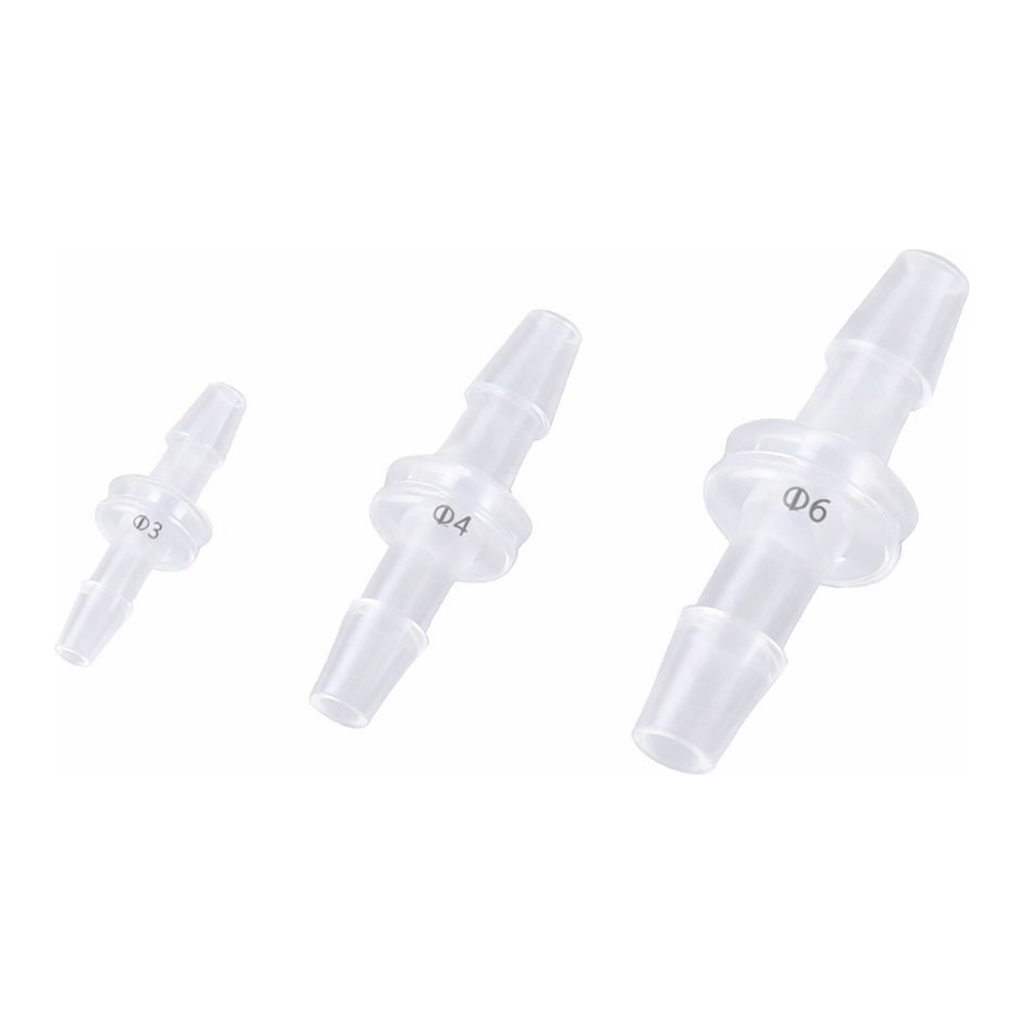 AS ONE Laboran Tube Connector (For Soft Tubes) Type I Same Diameter ID 1.0 -1.6and others
