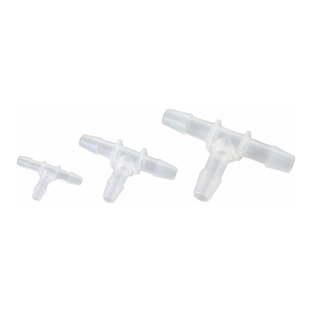AS ONE Laboran Tube Connector (For Soft Tubes) T Type Same Diameter ID 0.8 -1.5and others