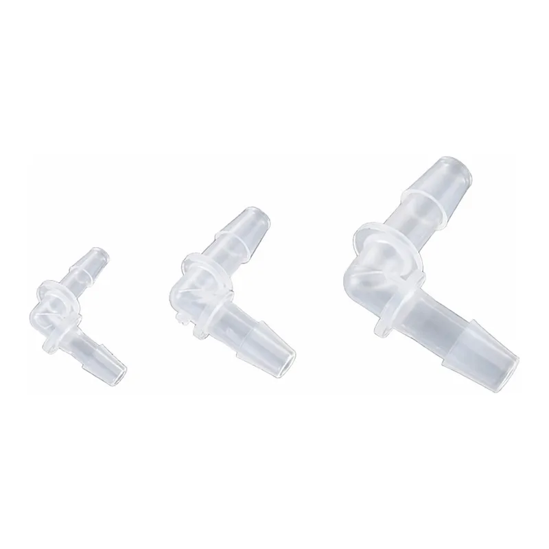 AS ONE Laboran Tube Connector (For Soft Tubes) L Type Same Diameter ID 0.8 -1.5and others