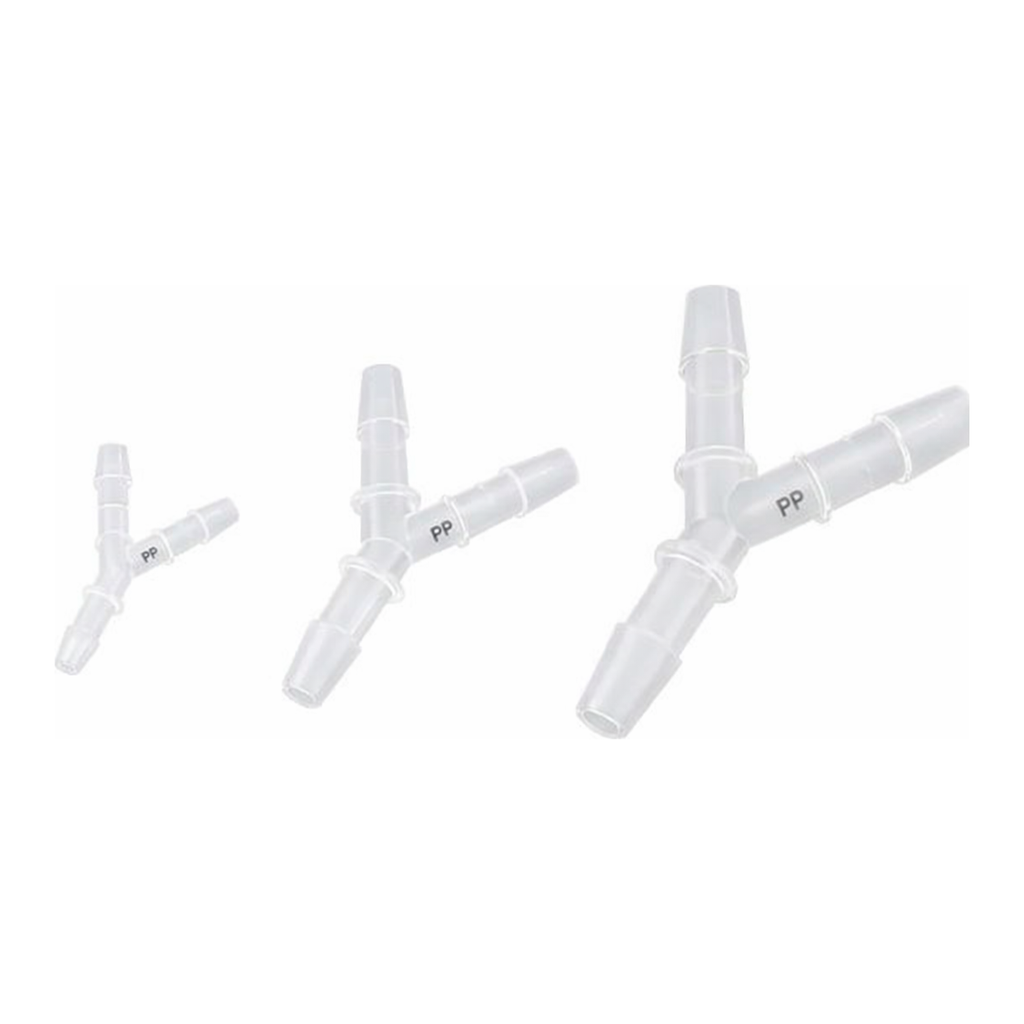 AS ONE Laboran Tube Connector (For Soft Tubes) Y-Type Same Diameter ID 0.8 -1.5and others