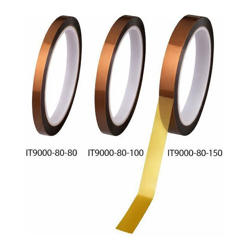 AS ONE Polyimide Tape (80 μm Type) 8 mm x 33 mand others