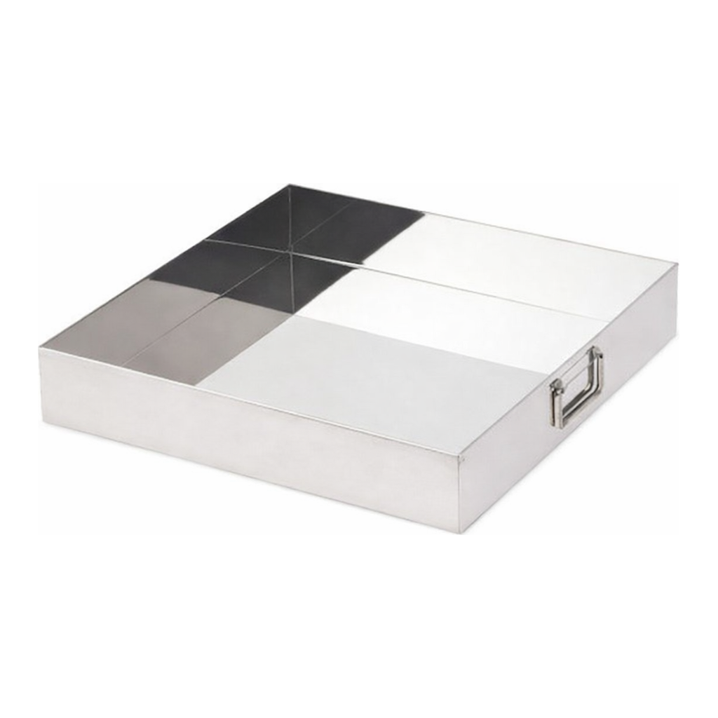 AS ONE Stainless Steel Large Tray (With Pattern Handle) 550 x 550 x 50 mmand others