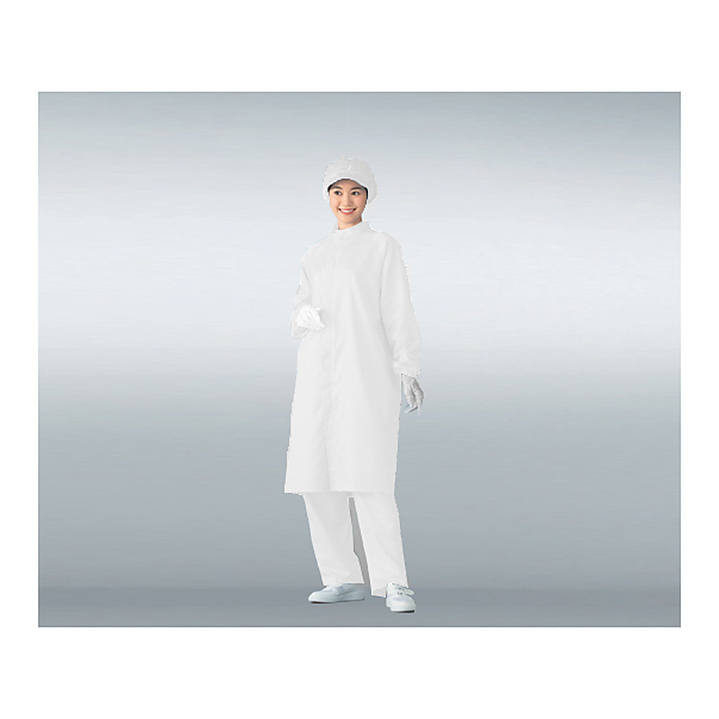 AS ONE Dust-free Garment AS 207 C (man and women common use Court) White 4 Land others