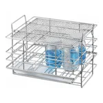 AS ONE Sample Bottle Stand (Stacking) Mesh Lid