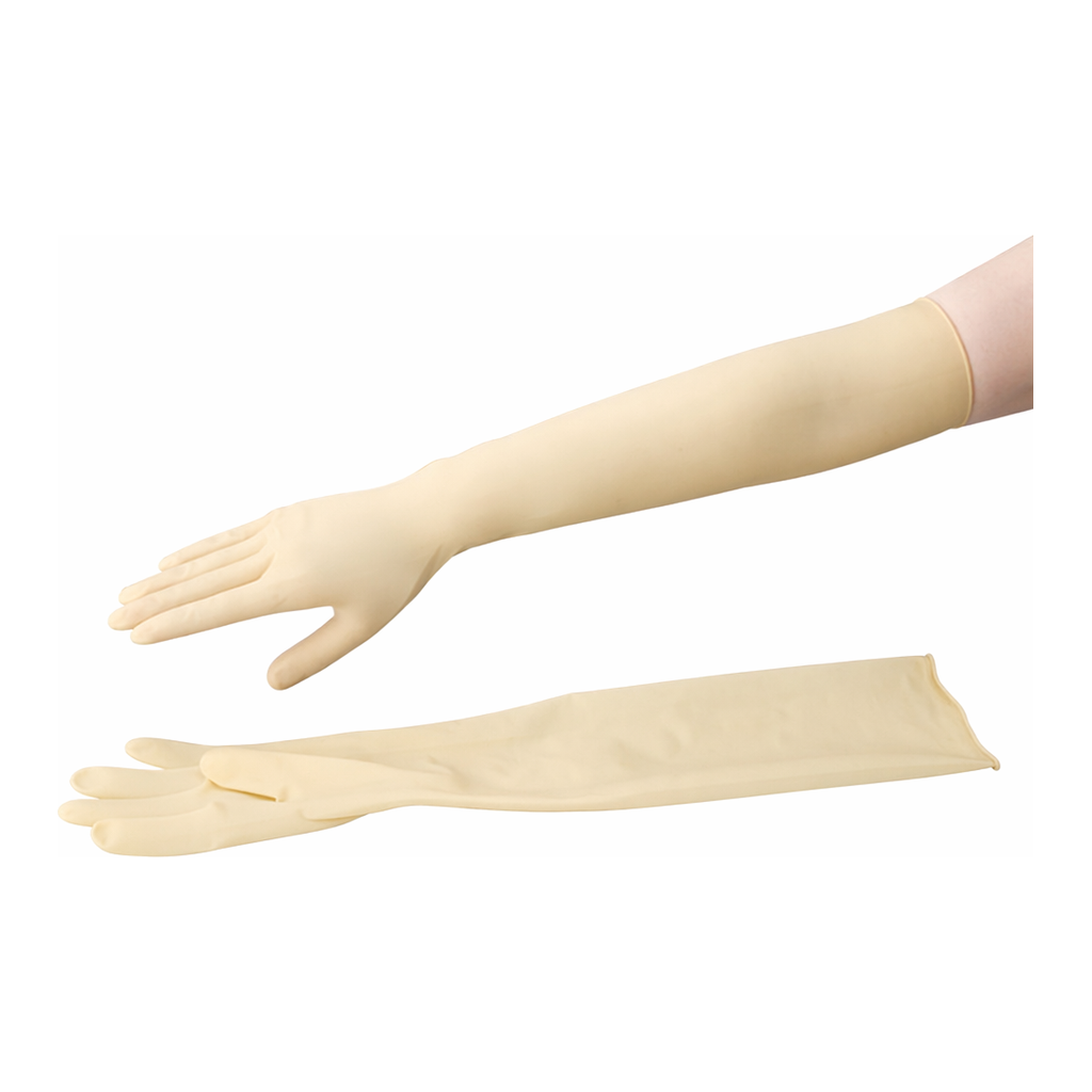 AS ONE Latex Long Gloves Powder Free 25 Pairsand others