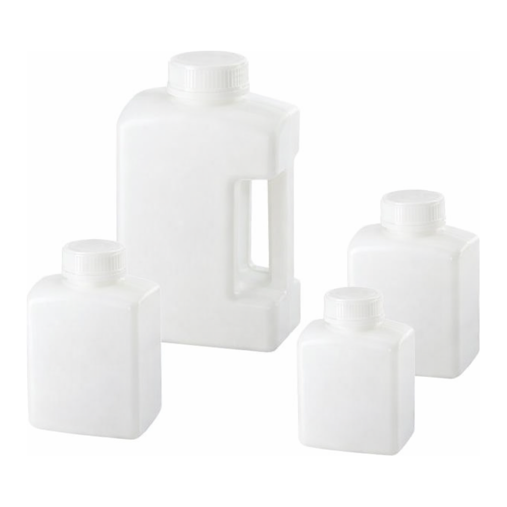 AS ONE Square Bottle White 125mLand others