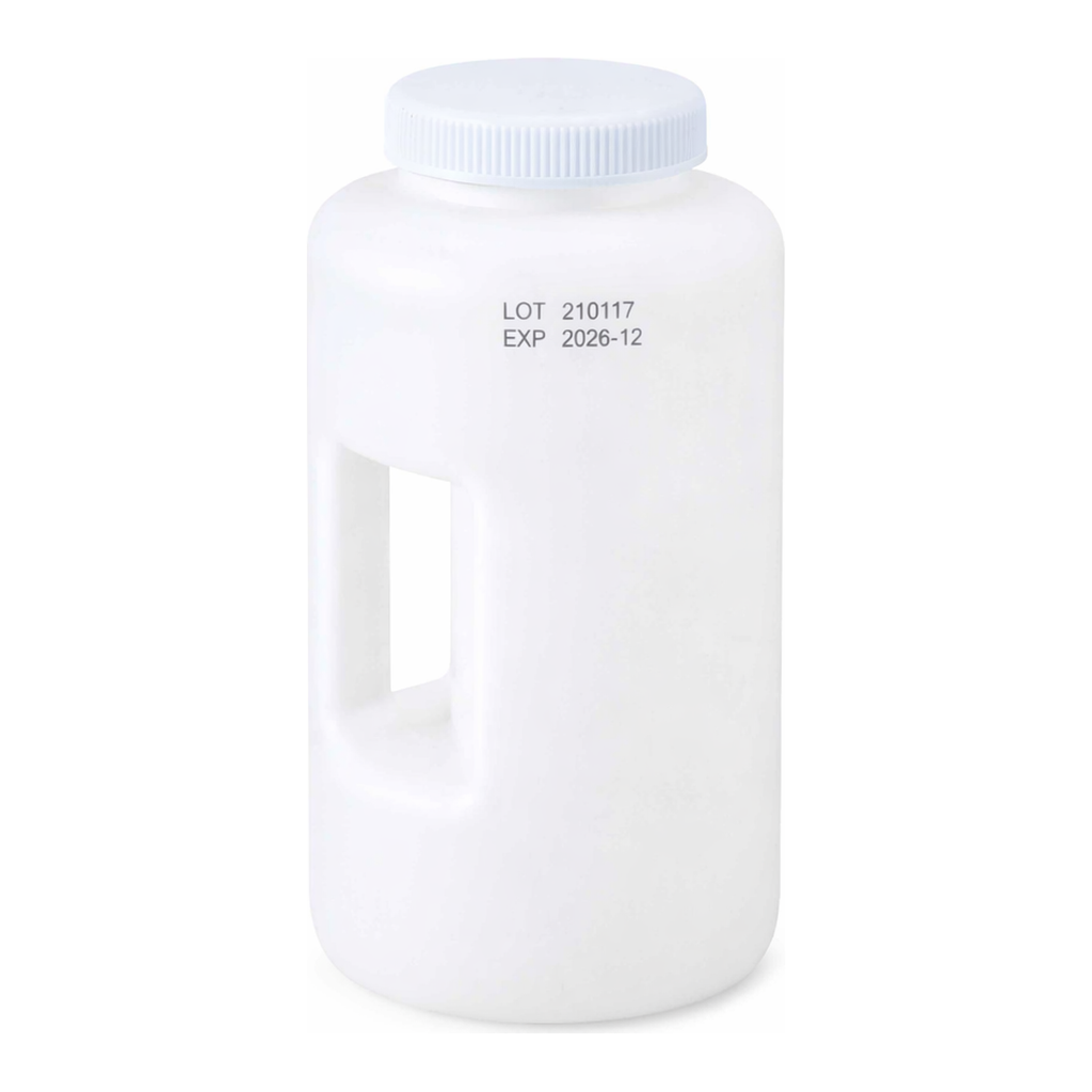 AS ONE Wide-Mouth Bottle with Handle Round HDPEand others