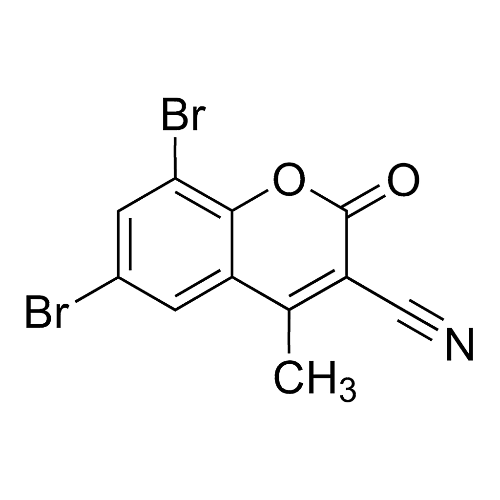 Merck 3-Cyano-6,8-dibromo-4-methylcoumarin