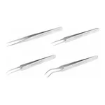 Daihan Science Hammacher Hi-grade Micro Forceps, 0.15~0.4mm Fine Tip, L110/115mm, CrNi 18/8, R