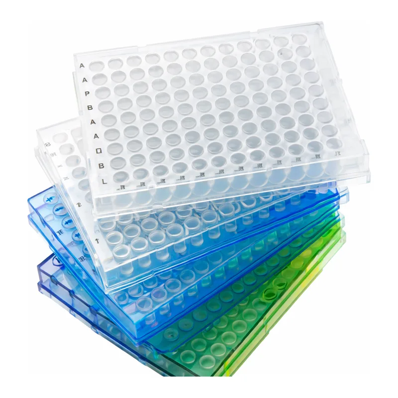 Thermo Fisher Scientific Armadillo PCR Plate, 96-well, red, semi-skirted, low profile, clear wells