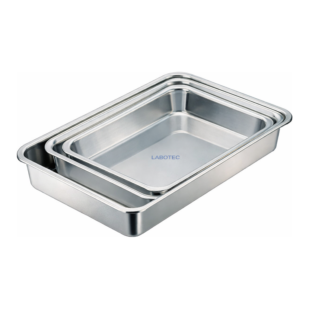 AS ONE Copper Ion Effect Antibacterial Tray SUS, 각형 스테인리스 항균트레이