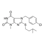 Merck 7-(4-CL-BENZYL)-3-METHYL-8-(3- - 50 MG&