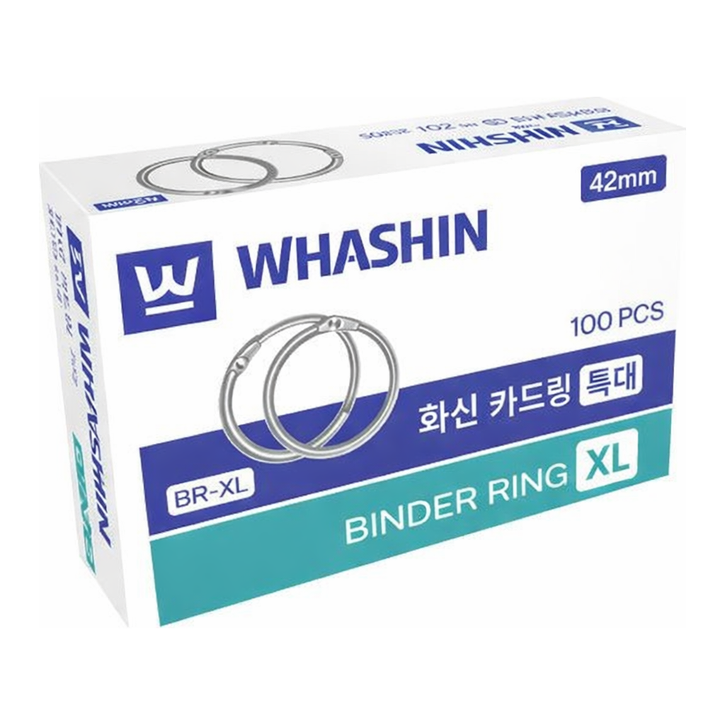 OFFICENEX 화신 카드링(특대/42mm/내경37mm/100개입)