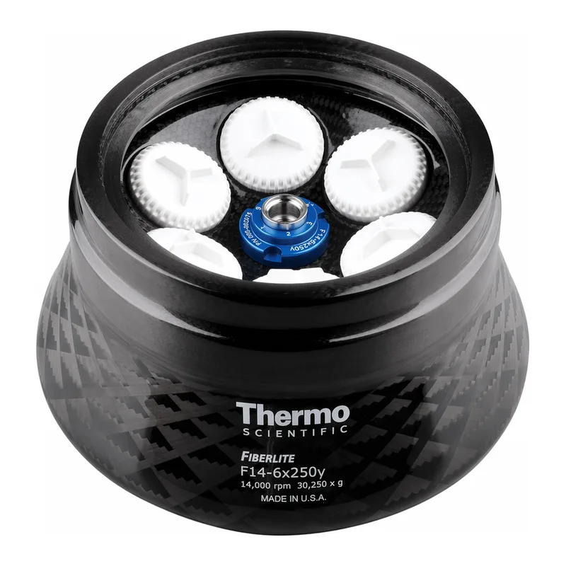 Thermo Fisher Scientific Fiberlite F14-6 x 250y Fixed Angle Rotor for LYNX 4000 and 6000 Superspeed Centrifuges
