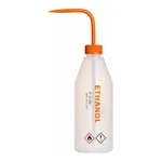 Merck Azlon Pre-Labelled Narrow Neck Wash Bottles with jet-tip aperture