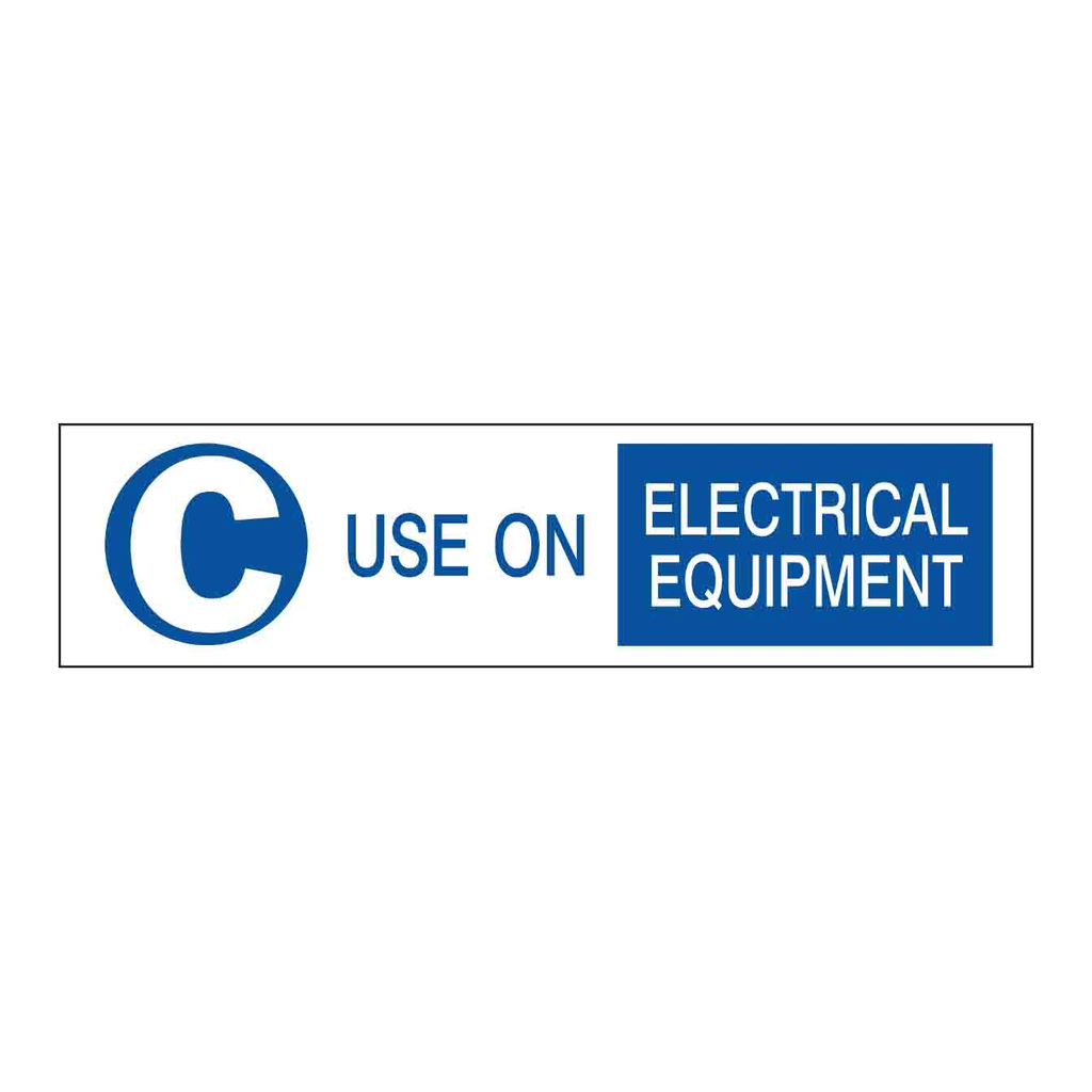 Brady C USE ON ELECTRICAL EQUIPMENT Labels