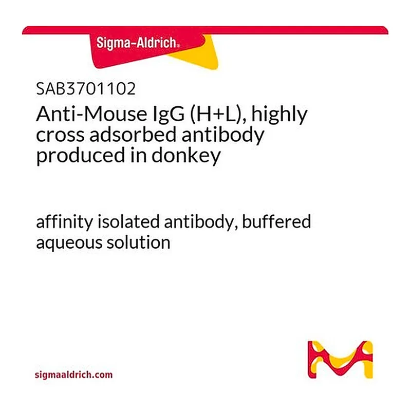 Merck Anti-Mouse IgG (H+L), highly cross adsorbed antibody produced in donkey