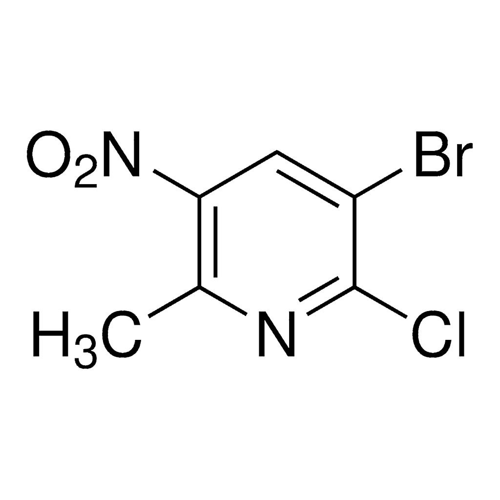 Merck 3-Bromo-2-chloro-6-methyl-5-nitropyridine