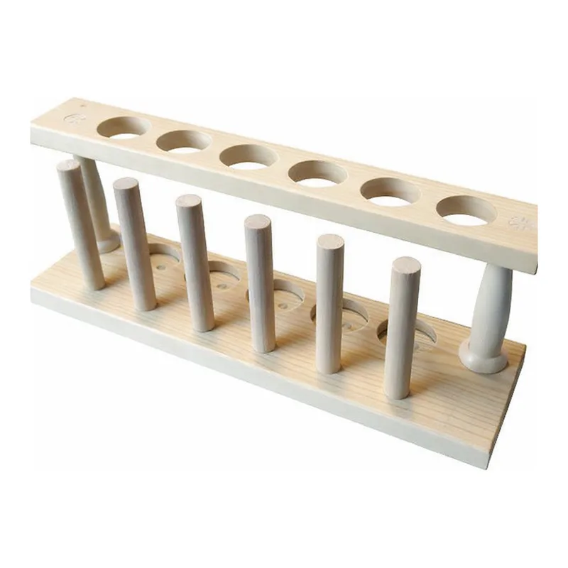 AS ONE Wood Test Tube Rack, 목재 시험관 스탠드