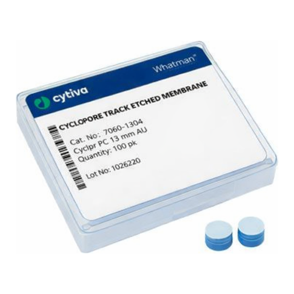 CYTIVA 10417701 / Cyclopore PC 멤브레인 필터(Membrane Filter), 13mm 0.4µm (7060-1304), Polycarbonate[100EA/PK]
