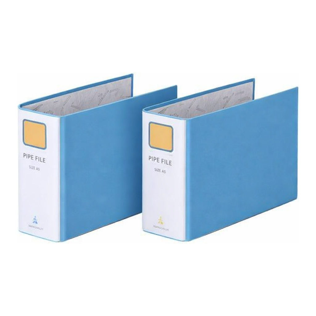 OFFICENEX 문화 A5 파이프바인더 70mm*70mm 군타입(B872-6A/하늘)