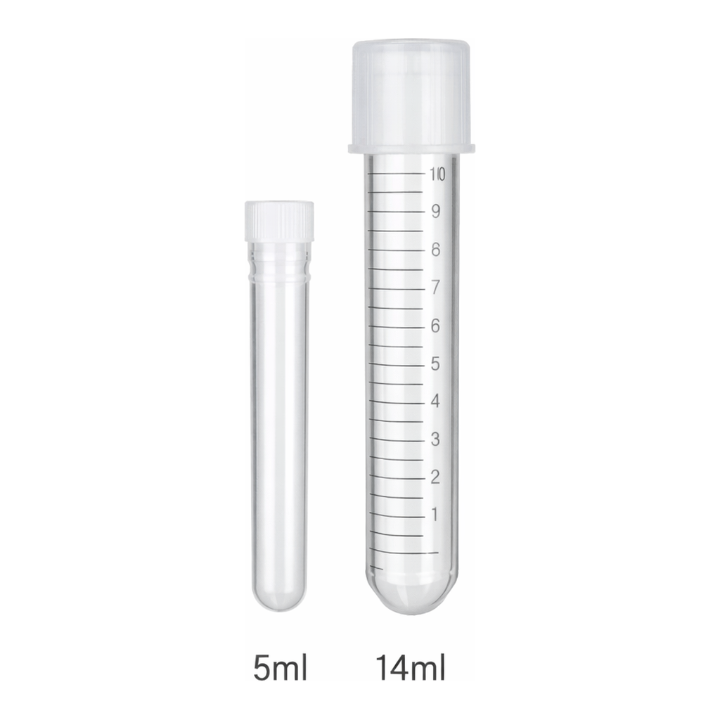 Daihan Science Biofil 14㎖ PP/PS Culture Tube, Round Bottom, with Moulded Graduation·Dual-posit